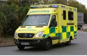 Clacton and Frinton Gazette: Waiting times - an ambulance
