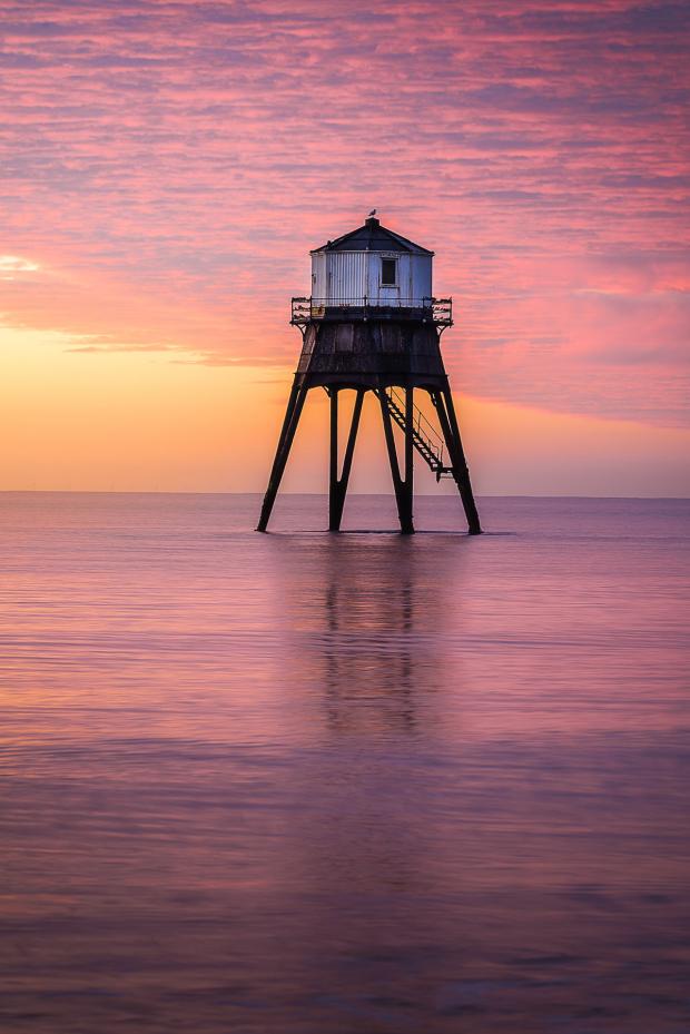 Clacton and Frinton Gazette: Terry Spires took this picture of one of the Dovercourt lighthouses