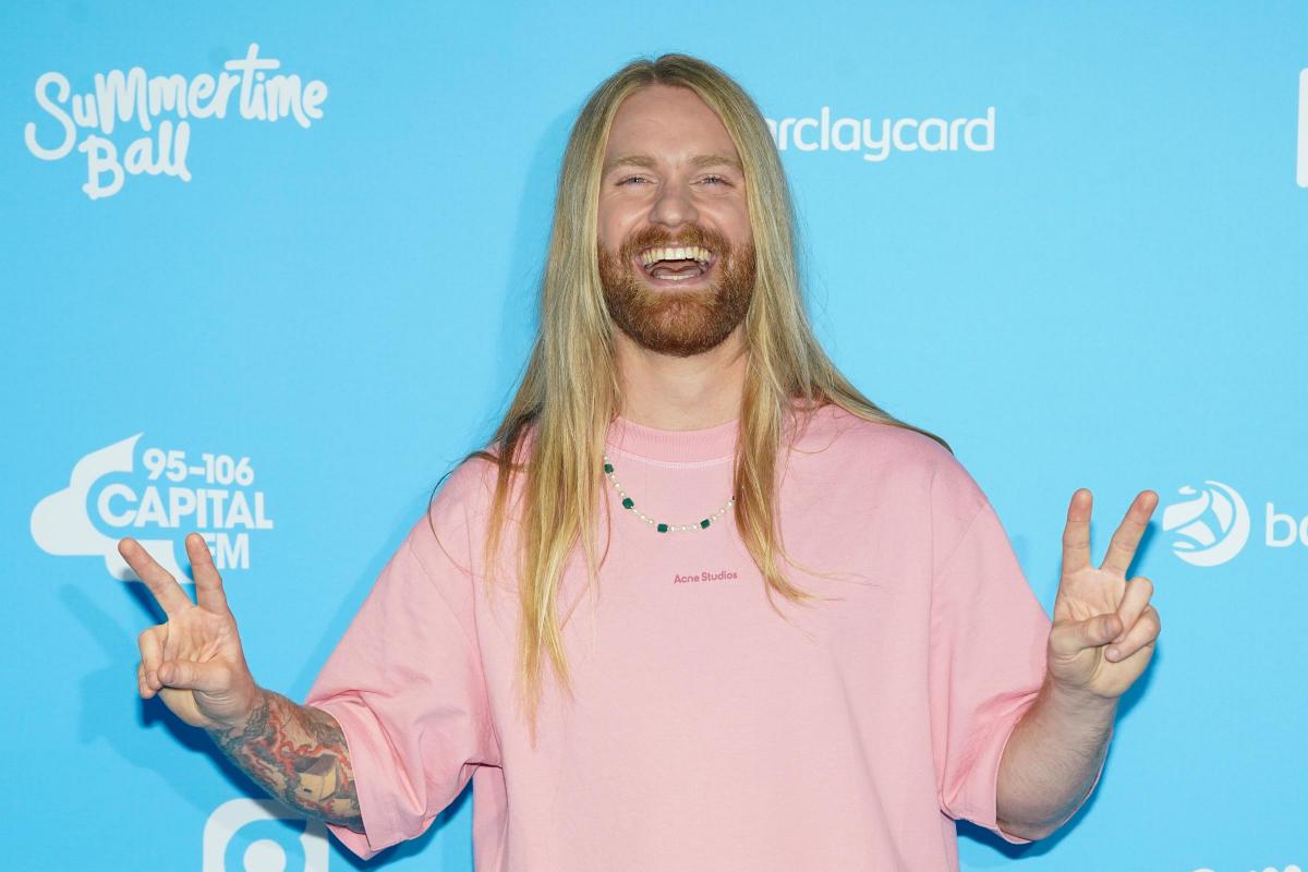 UK Eurovision runner-up Sam Ryder has shown support for Ukraine as the UK prepares to host the competition on their behalf next year (pic: Ian West/PA WIRE)