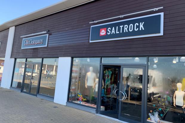 New shops - the Gift Company and Saltrock will open at Clacton Shopping Village later this month