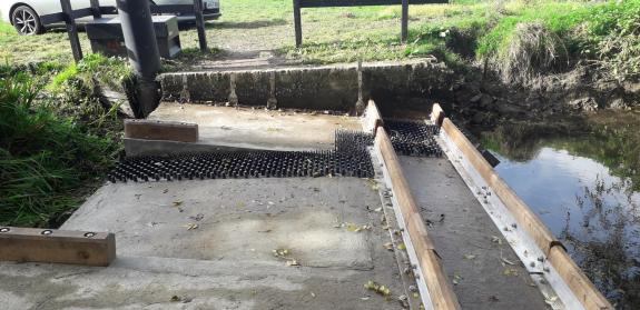 Clacton and Frinton Gazette: Progress - Another view of the completed fish pass in Dedham Mill. Clacton and Frinton Gazette: Progress - Another view of the completed fish pass in Dedham Mill.