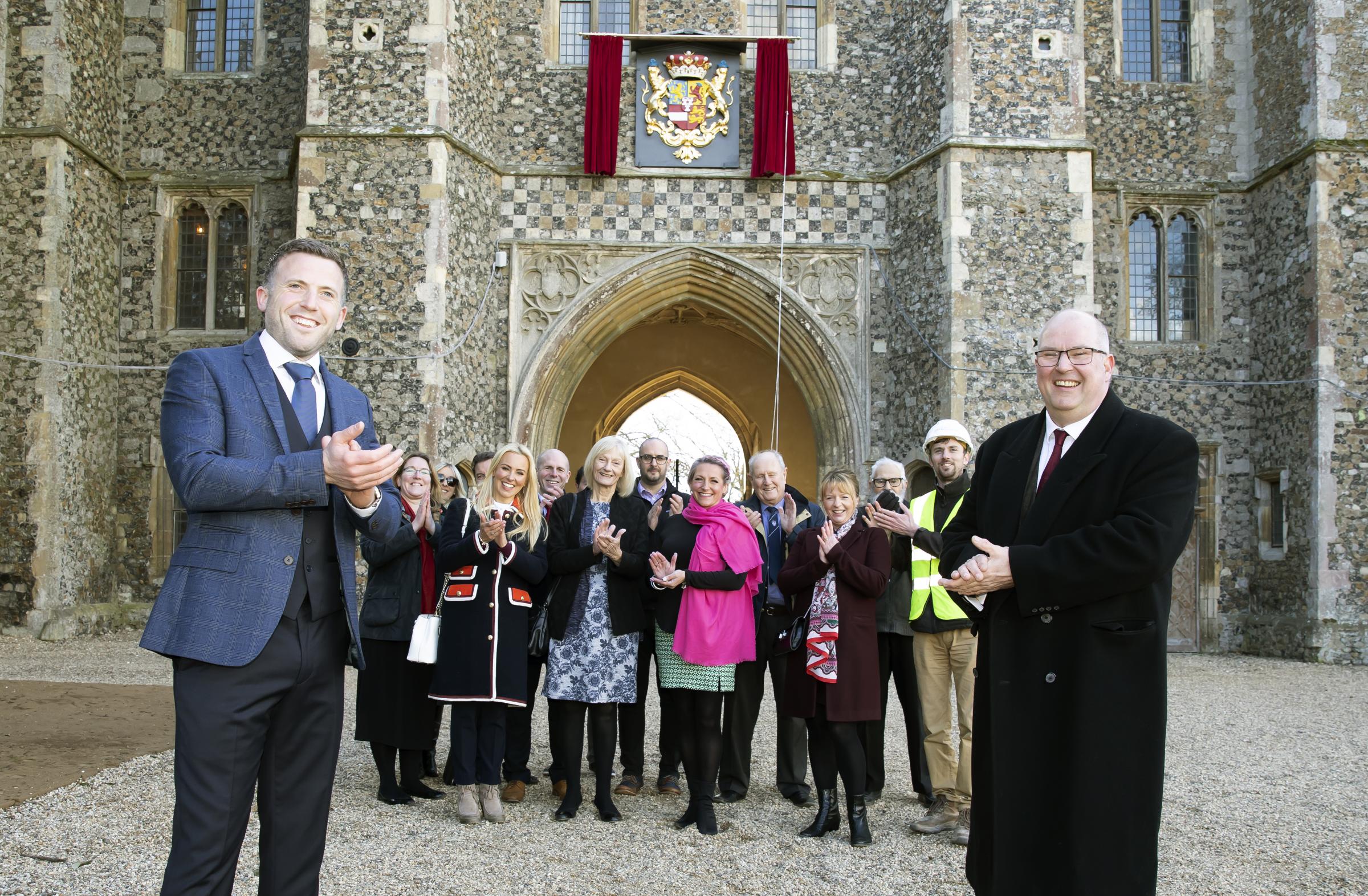 Historic crest unveiled at St Osyth Priory following restoration | Clacton and Frinton Gazette - Vimarsana News