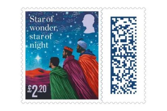 Clacton and Frinton Gazette: The stamps are inspired by traditional Christmas carols O Holy Night, O Little Town of Bethlehem, Silent Night, Away in a Manger, and We Three Kings. Clacton and Frinton Gazette: The stamps are inspired by traditional Christmas carols O Holy Night, O Little Town of Bethlehem, Silent Night, Away in a Manger, and We Three Kings.