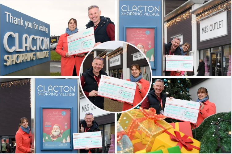 Clacton shopping village customer's donate to St Helena's Hospice | Clacton and Frinton Gazette - Vimarsana News