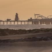 Closed - Storm Eunice focred Clacton Pier to close its doors. Picture: Kevin Jay