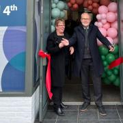 Paula Cameron, COO and Tony Fisher, CEO of Fisher Jones Greenwood LLP officially open new Frinton Office.