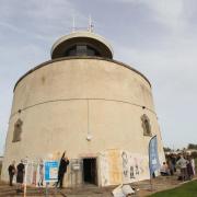 The beach clean will take place outside the Jaywick Martello Tower