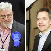 Essex County Council leader Kevin Bentley (left) and Tendring Council leader Neil Stock (right)