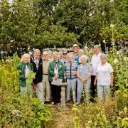 Nature - Frinton and Walton Mayor Terry Allen, Anglia in Bloom judges and Frinton in Bloom members.