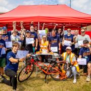Let's Ride - Essex Pedal Power participants celebrate one year anniversary. Credit: Active Essex