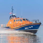 Time's Up - Walton and Frinton RNLI's Tamar class all-weather lifeboat is to be replaced. Picture: RNLI/Stewart Oxley