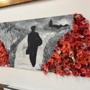 MOVING MURAL: The stunning Remembrance Day poppy creation at Tendring Technology College