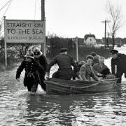 1953 floods. The morning after, Jaywick: ferrying the stranded