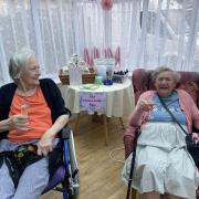 Pampered - Mums were treated to a glass of bubbly and painted nails on Mother's Day