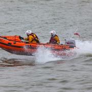 Support - RNLI Clacton attend to reports of person in the water