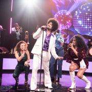 Bright - The cast of Disco Inferno putting on a show the audience will never forget