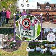 Gold - Weeley In Bloom win multiple gold awards in Anglia In Bloom's contest
