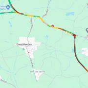 Traffic - Long queues have formed after an incident on the eastbound A133