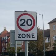 Speed - A 20mph speed limit