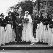 Memories - Reginald and Dorothy Richer, from Great Bentley, celebrated their platinum wedding anniversary. Here seen on their wedding day in 1953 outside St James church in East Hill, Colchester