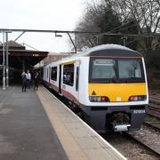 Disruption – two early morning services from Clacton to London were cancelled due to severe weather