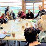 Meet - The Save the Naze campaigners around the meeting table