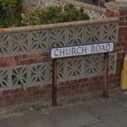 Closed - Church Road, Clacton, was closed off following the incident on February 28