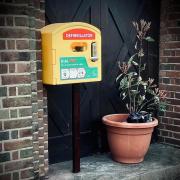 Emergency - The AED equipment at the church