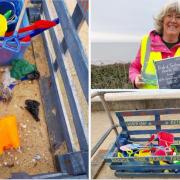 'Disgusted' - Used dog poo bags were left in a community toy recycling basket