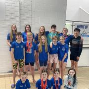 Making a splash: the Clacton team performed well at the championships.