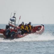 RNLI - The crew responded to four calls on the bank holiday Monday