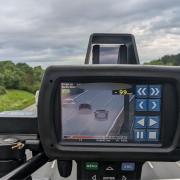 In action - the Essex Police's specialist camera for catching speeding motorists
