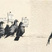Art - the piece Banksy created