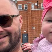 Father and daughter - Matt Krishnan-Bird and daughter Dorothy