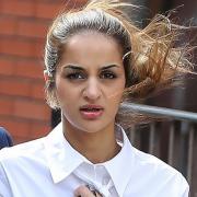 Batool pictured outside court