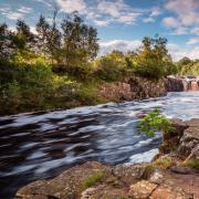 Low Force Waterfall is ideal for a picnic or short autumnal walk.