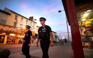 Police patrolling Clacton town centre. Picture: Essex Police