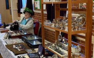 Memory - Harry Jenkins at his antique stall at Great Bromley